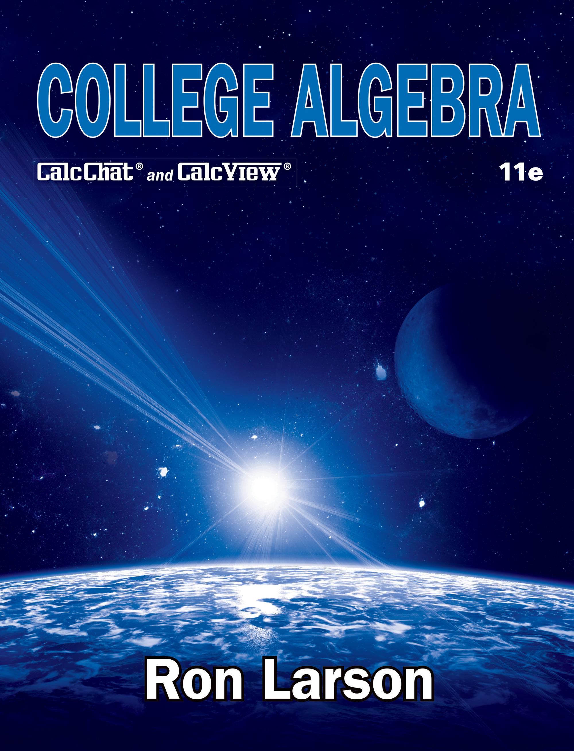 College Algebra, 11th Student Edition