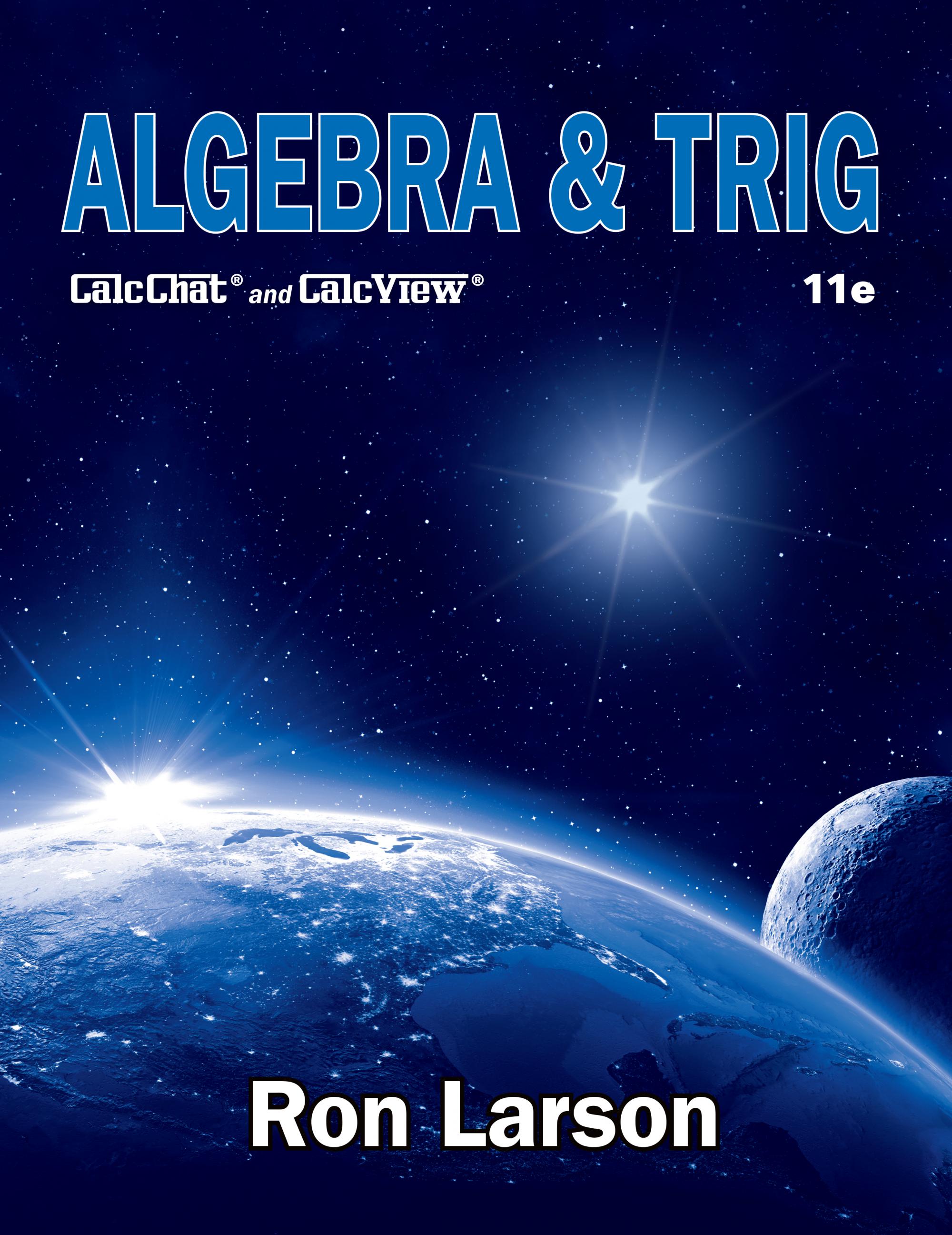 Algebra and Trigonometry, 11th Student Edition
