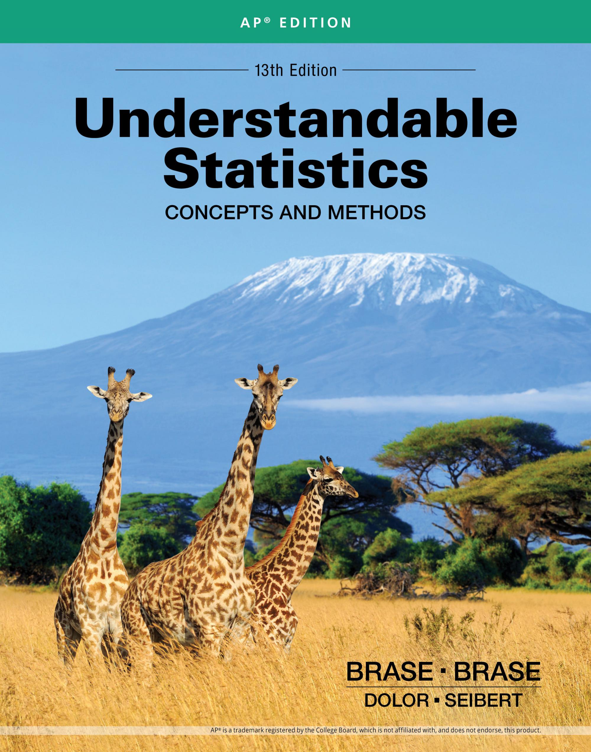 Understandable Statistics: Concepts and Methods (AP Edition®)